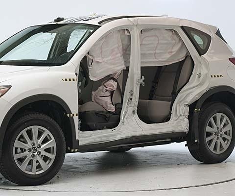 2014 Mazda CX-5 IIHS Side Impact Crash Test Picture