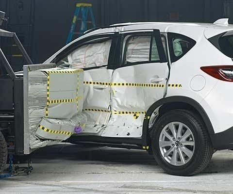 2015 Mazda CX-5 IIHS Side Impact Crash Test Picture