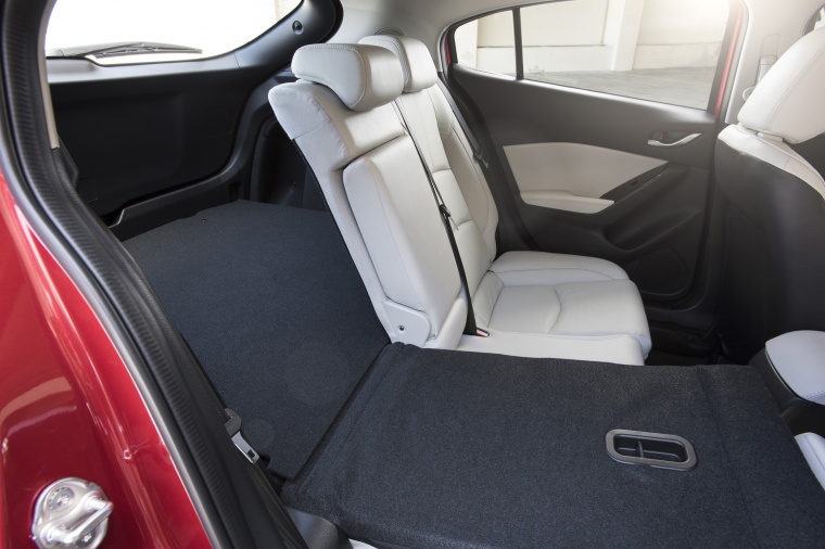 2018 Mazda Mazda3 Grand Touring 5-Door Hatchback Rear Seat Folded Picture