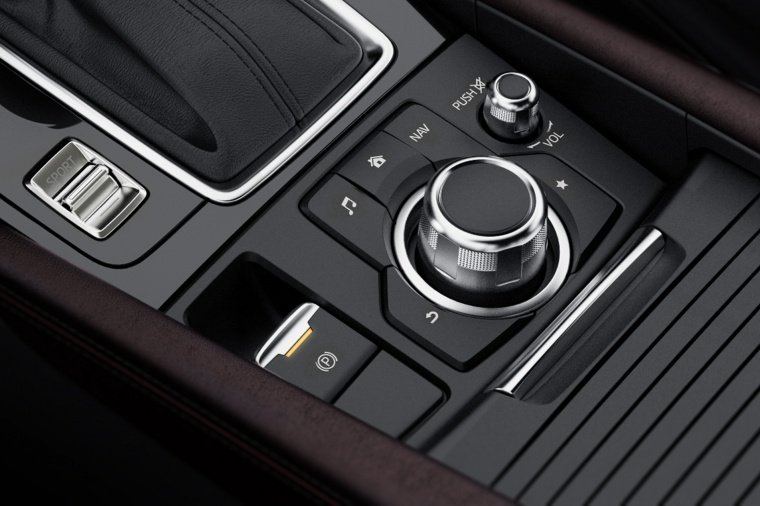 2018 Mazda Mazda3 Grand Touring Sedan Center Console Picture