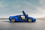 Picture of 2015 McLaren 650S Coupe with doors open in Aurora Blue
