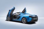 Picture of 2016 McLaren 650S Spider with doors open in Blue