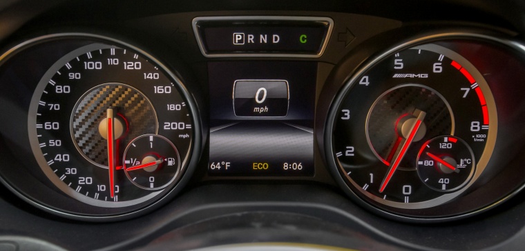 2016 Mercedes-Benz CLA45 AMG Gauges Picture