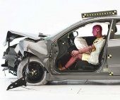 2012 Nissan Altima Sedan IIHS Frontal Impact Crash Test Picture