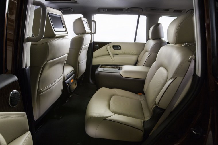 2017 Nissan Armada Platinum Rear Seats Picture