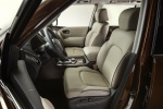 Picture of 2017 Nissan Armada Platinum Front Seats in Almond