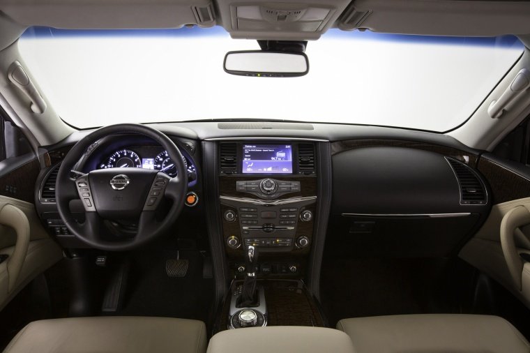 2019 Nissan Armada Platinum Cockpit Picture