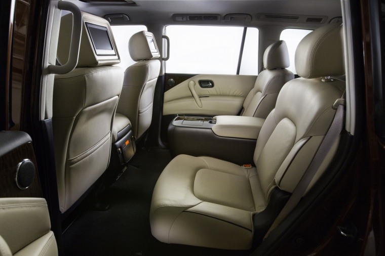 2020 Nissan Armada Platinum Rear Seats Picture