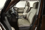 Picture of 2020 Nissan Armada Platinum Front Seats in Almond