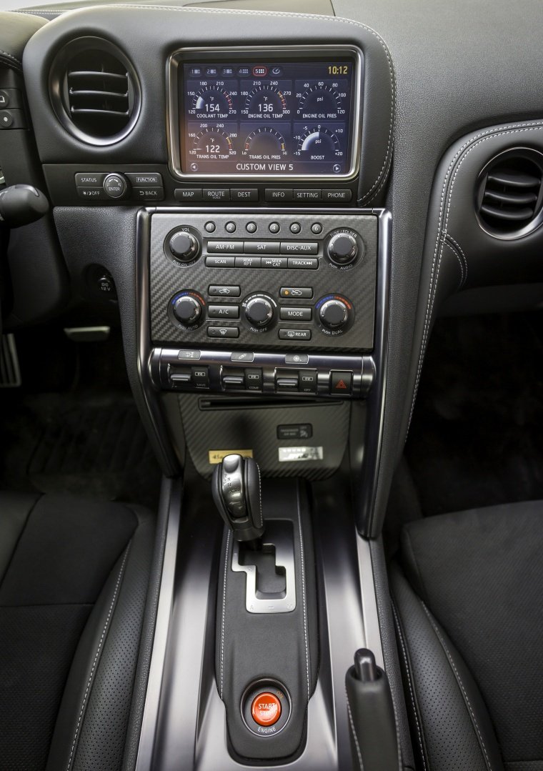 2016 Nissan GT-R 45th Anniversary Gold Edition Center Stack Picture