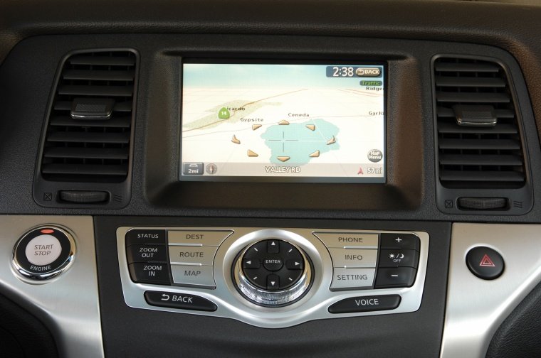 2011 Nissan Murano Navigation Screen Picture