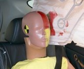 2011 Nissan Murano SUV IIHS Side Impact Crash Test Picture
