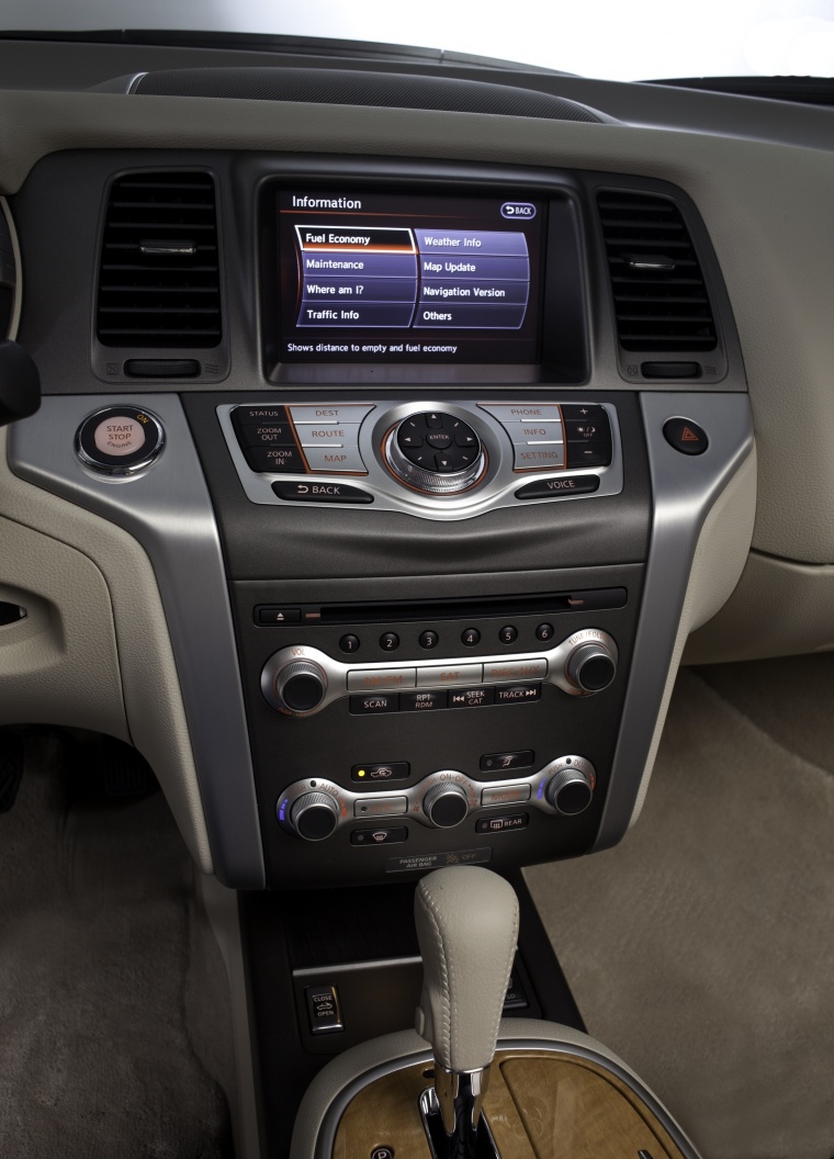 2013 Nissan Murano CrossCabriolet Center Stack Picture