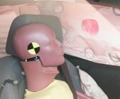 2014 Nissan Rogue Select IIHS Side Impact Crash Test Picture