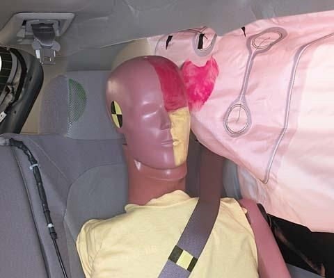 2015 Nissan Rogue Select IIHS Side Impact Crash Test Picture