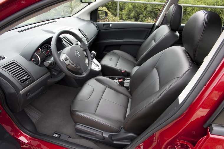 2012 Nissan Sentra SL Sedan Front Seats Picture