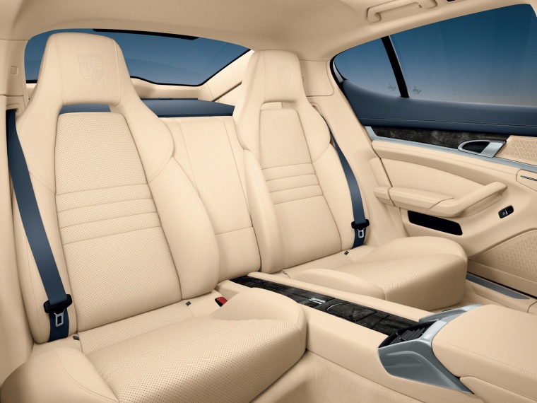 2012 Porsche Panamera Turbo Rear Seats Picture