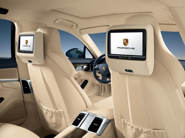 2013 Porsche Panamera Turbo Headrest Screens Picture