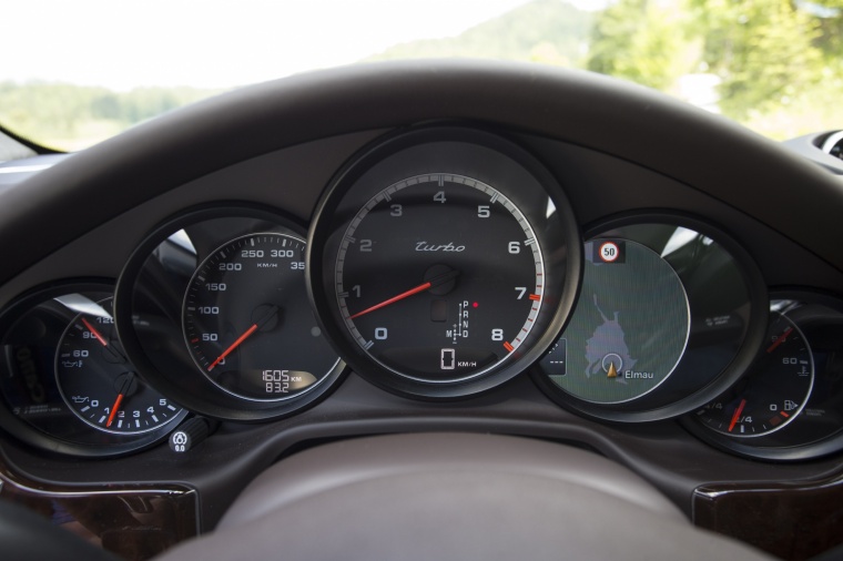 2014 Porsche Panamera Turbo Gauges Picture