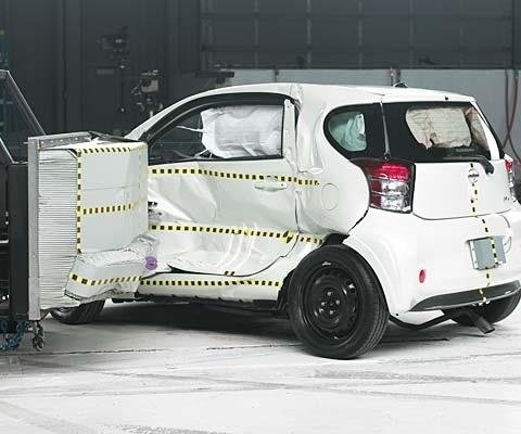 2014 Scion iQ IIHS Side Impact Crash Test Picture
