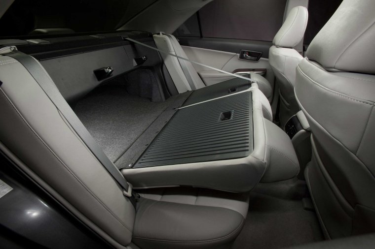 2012 Toyota Camry XLE Rear Seats Folded Picture