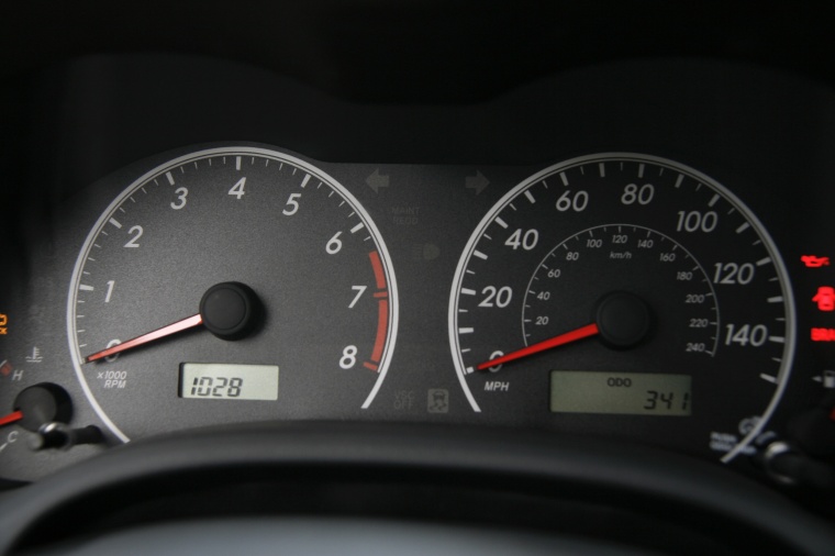 2010 Toyota Corolla XLE Gauges Picture