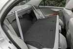 Picture of 2010 Toyota Corolla XLE Rear Seats Folded in Ash