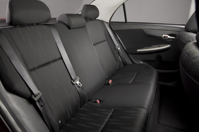 2011 Toyota Corolla S Rear Seats Picture