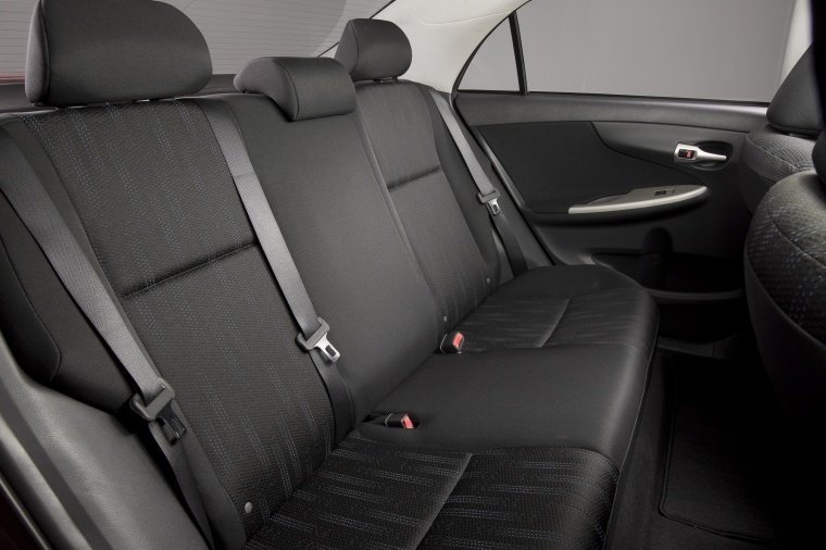 2012 Toyota Corolla S Rear Seats Picture