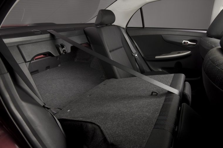 2012 Toyota Corolla S Rear Seats Folded Picture