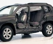 2011 Toyota Highlander SUV IIHS Side Impact Crash Test Picture