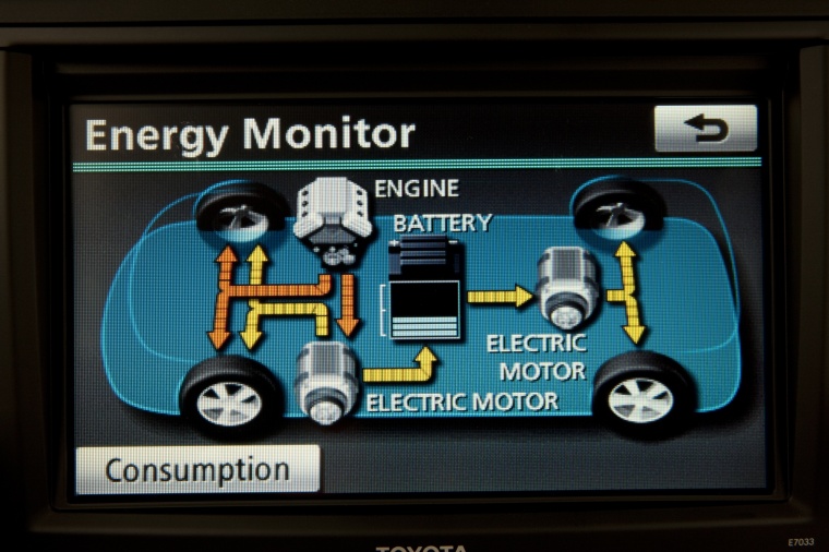 2012 Toyota Highlander Hybrid Screen Picture