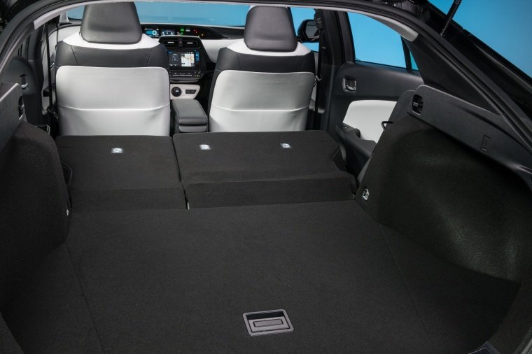 2016 Toyota Prius Three Trunk with Seats Folded Picture