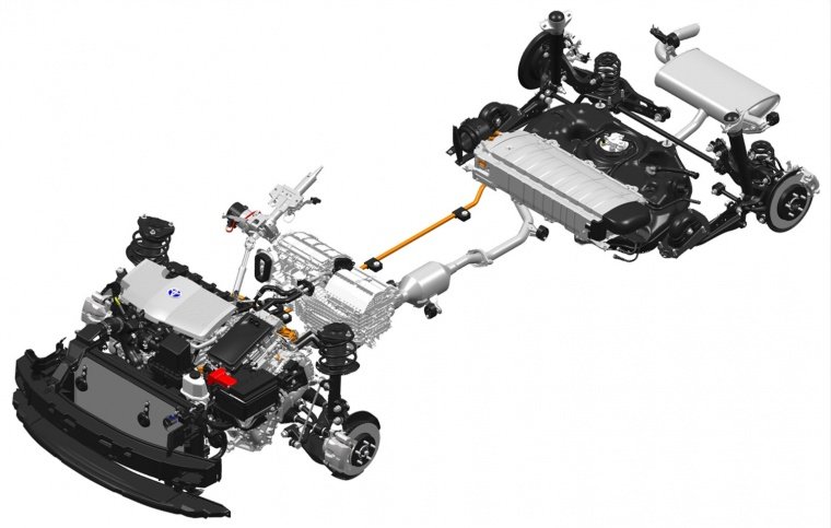 2017 Toyota Prius Two Hybrid Powertrain Picture