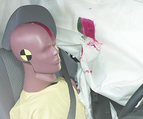 2011 Toyota RAV4 IIHS Side Impact Crash Test Picture