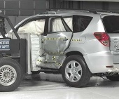 2012 Toyota RAV4 IIHS Side Impact Crash Test Picture