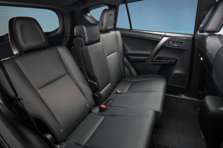 2017 Toyota RAV4 SE AWD Rear Seats Picture