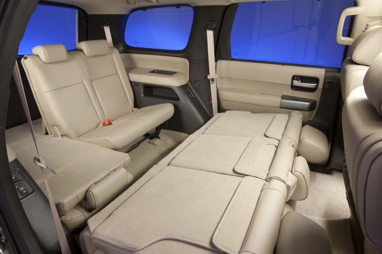 2010 Toyota Sequoia Rear Seats Picture