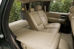 Picture of 2011 Toyota Sequoia Third Row Seats Folded in Sand Beige