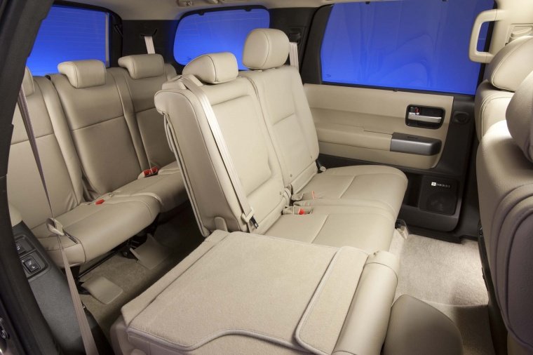2013 Toyota Sequoia Rear Seats Picture