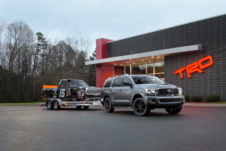 2018 Toyota Sequoia TRD Sport with trailer Picture