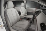 Picture of 2011 Toyota Sienna Limited Front Seats in Light Gray