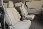 Picture of 2011 Toyota Sienna LE Middle Row Seats in Light Gray