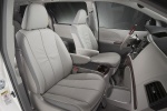 Picture of 2012 Toyota Sienna Limited Front Seats in Light Gray