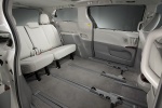 Picture of 2012 Toyota Sienna Limited Rear Seats in Light Gray