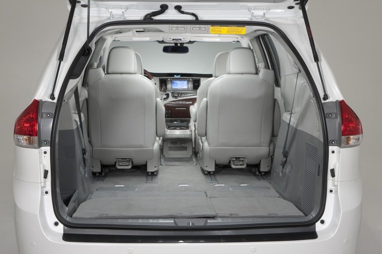 2013 Toyota Sienna Limited Trunk Picture