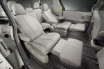 Picture of 2013 Toyota Sienna Limited Middle Row Seats in Light Gray