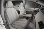 Picture of 2014 Toyota Sienna Limited Front Seats in Light Gray