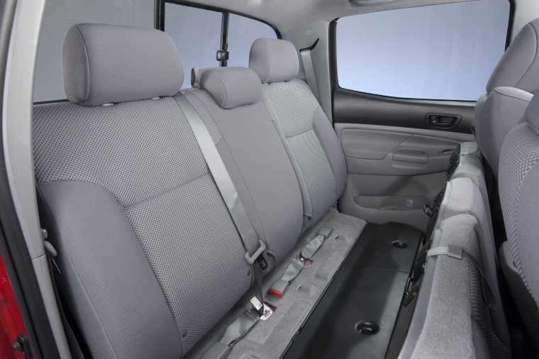 2011 Toyota Tacoma Double Cab SR5 V6 4WD Rear Seats Folded Picture