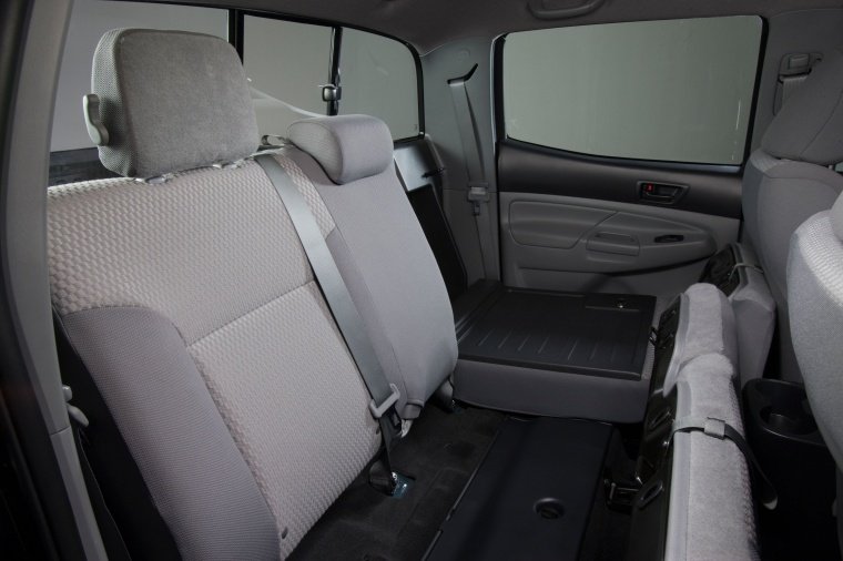 2012 Toyota Tacoma Double Cab SR5 V6 4WD Rear Seats Folded Picture